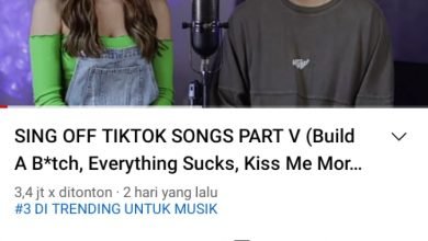 Photo of Sing Off Tiktok Songs Part V Milik Reza Darmawangsa feat Mirriam Eka Menempati Urutan 3 Trending Untuk Musik di Laman YouTube!